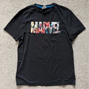 Marvel Comics Graphic T-Shirt Black Size L Men’s